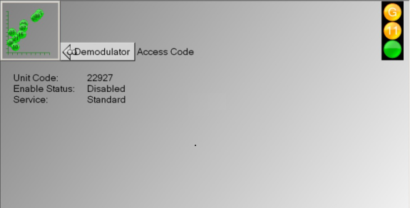 Access Code window